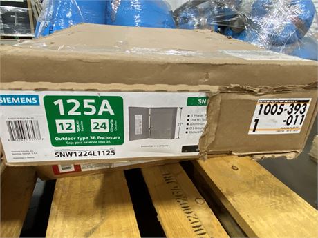 PL Series 125 Amp 12-Space 24-Circuit 3-Phase Main Lug Outdoor Load Center