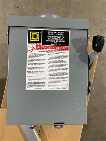 60amp Square D Disconnect