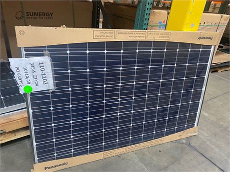 Panasonic 335W Panels QTY 1